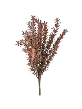 Dekor bokor- 7 ágú- 40cm magas - Barna
