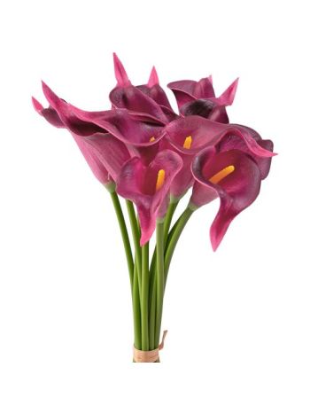 Real touch kála köteg- 10 szálas- 36cm magas - Bordó