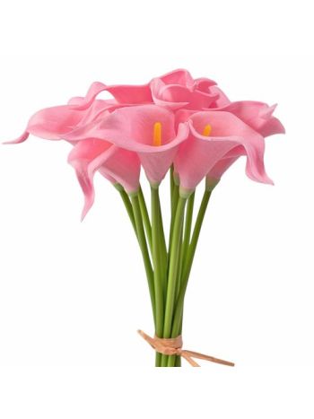 Real touch kála köteg- 10 szálas- 36cm magas - Rózsaszín