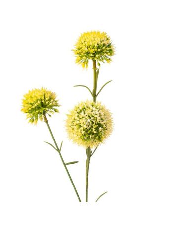 Dekorációs műnövény szál- 46cm magas - Sárga