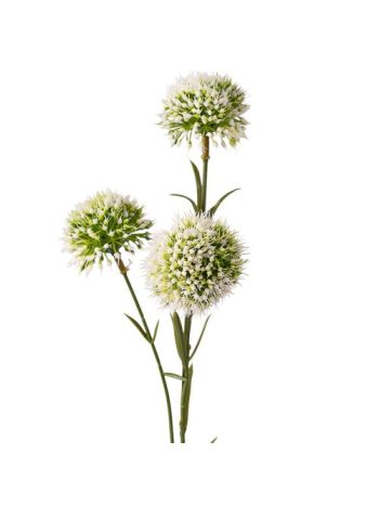 Dekorációs műnövény szál- 46cm magas - Ekrü