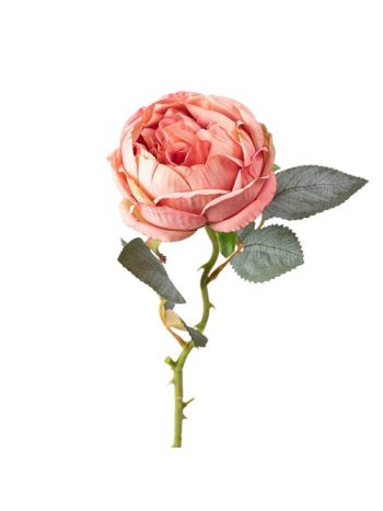 Bazsarózsa selyemvirág szál- 51cm magas - Barack