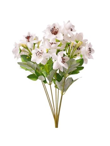 Selyemvirág csokor- 33cm magas - Fehér