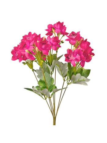 Selyemvirág csokor- 33cm magas - Ciklámen