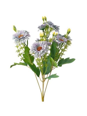 Selyemvirág csokor- 33cm magas - Kék