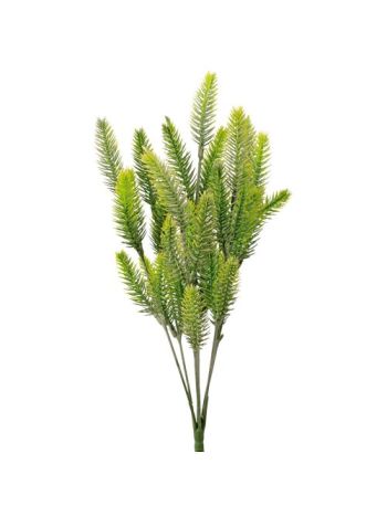 Ciprus műnövény- 7 ágú- 33cm magas - Világoszöld