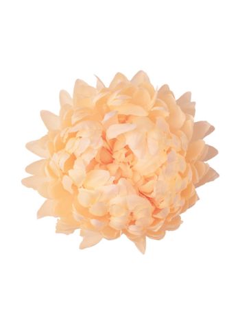 Krizantém selyemvirág fej- 14cm - Krém