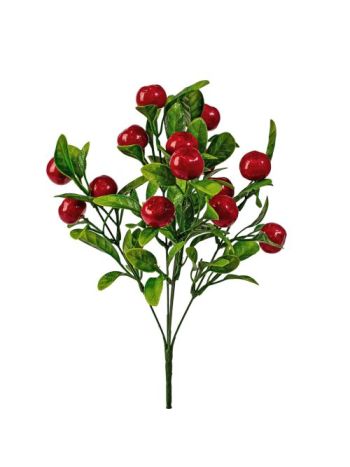 Gyümölcsös bokor- 15 fejes- 33cm magas - Bordó