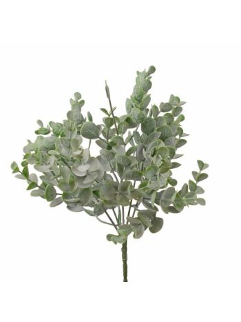 Műnövény bokor- 5 ágú- 32cm magas - Hamvas zöld
