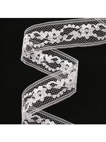 Csipkeszalag 21mm x 10m - Törtfehér