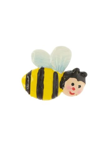 Méhecske öntapadós műanyag 3-4x2-9x0-7 cm sárga- fekete S/6 @