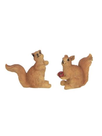 Mókus álló- poly- 4-7x2x3-7 cm- barna- S/2 @