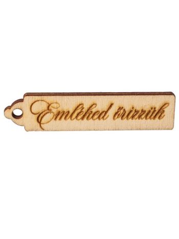 10 db. Emléked őrizzük feliratos tábla 6.5 x 1.5cm - Natúr