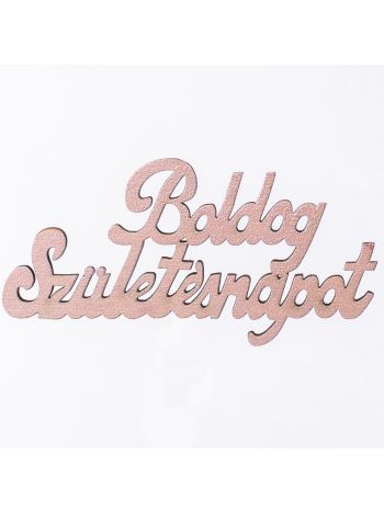 4db. festett fa Boldog Születésnapot