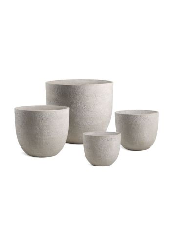 Óriás kaspó cement átm. 54-45-36-30 cm krém S/4