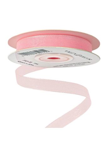 Organza szalag 10mm x 20m - Rózsaszín