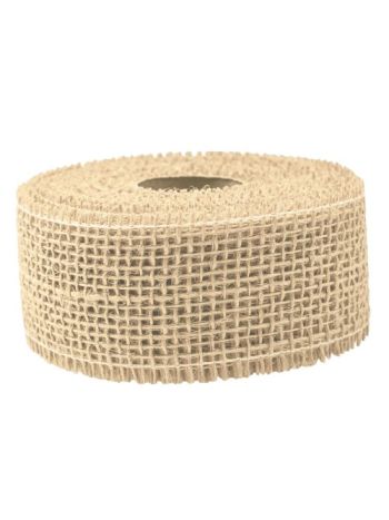 Juta szalag 5cm x 9m - Krém 5cm x 9m PD59-14