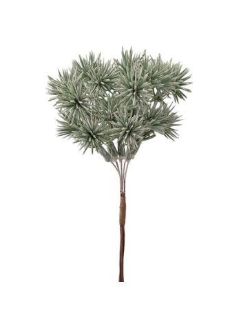 Bogáncs dekor köteg ⌀ 2 cm- 6 szál- 14 cm magas - Zöld