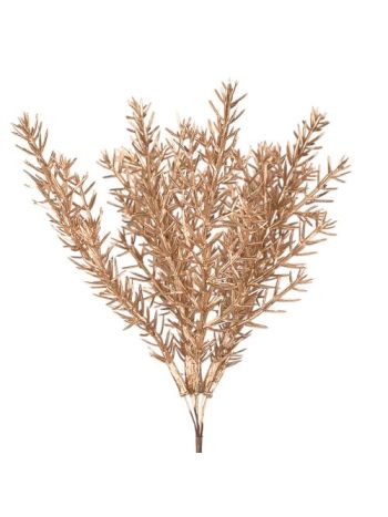 Boróka dekor köteg- 6 szál- 24 cm magas - Arany