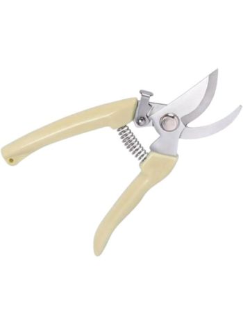 Ergonomikus rozsdamentes acél metszőolló bézs nyél