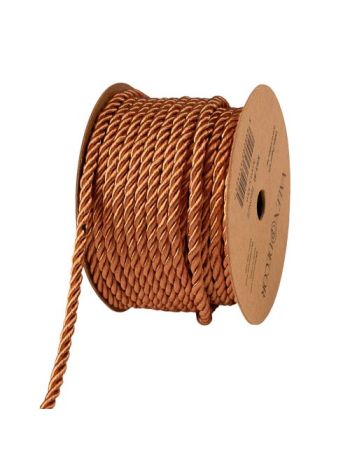 Dekor zsinór 3mm x 10m - Fényes bronz