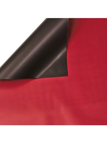 Kétszínű fólia ív 58cm x 58cm - Fekete / Bordó