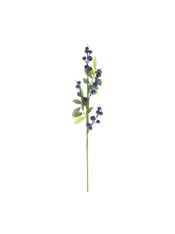 Selyemvirág ág áfonya 60 cm zöld- kék