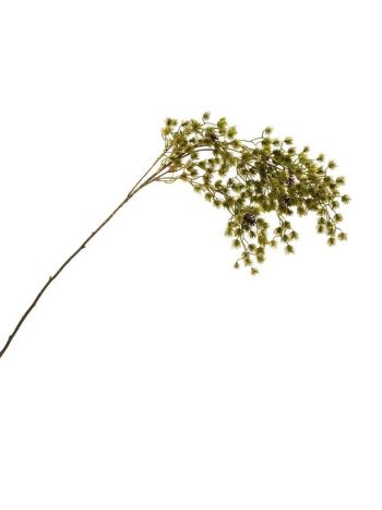 Selyemvirág ág cédrus tobozzal műanyag 95 cm zöld- barna