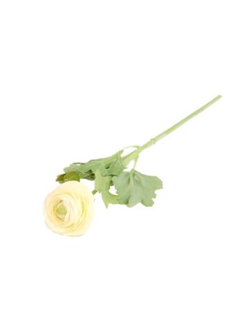 Selyemvirág boglárka 51cm fehér