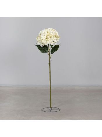 Selyemvirág Hortenzia állvánnyal műanyag 113cm fehér DPI4380605