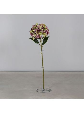 Selyemvirág Hortenzia állvánnyal műanyag 113cm mályva-zöld DPI4380625