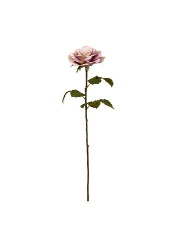 Selyemvirág kerti rózsa szálas 67 cm lila  DD61272