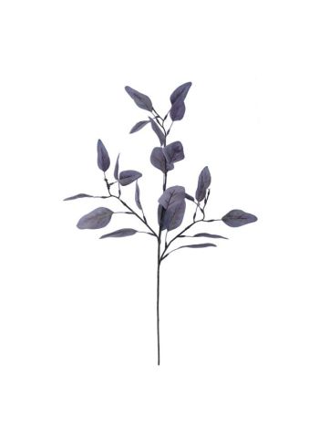 Selyemvirág leveles ág 60 cm lila  DD61303
