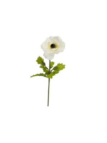 Selyemvirág óriás anemone L 100x25 cm krém