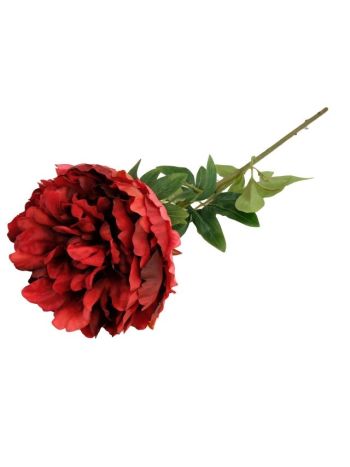 Selyemvirág peonia 71cm bordó