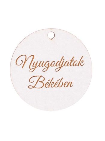 3 db. Nyugodjatok Békében