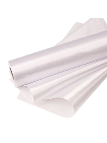 Szatén tekercs 23cm x 10m - Fehér
