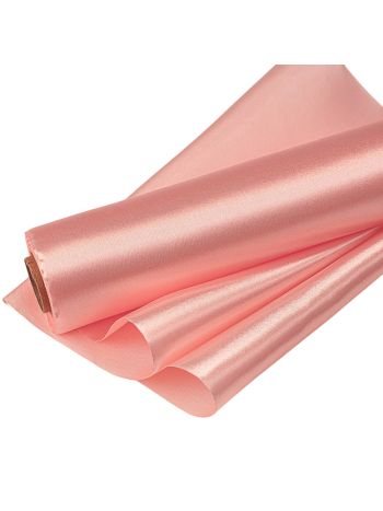 Szatén tekercs 23cm x 10m - Púder rózsaszín