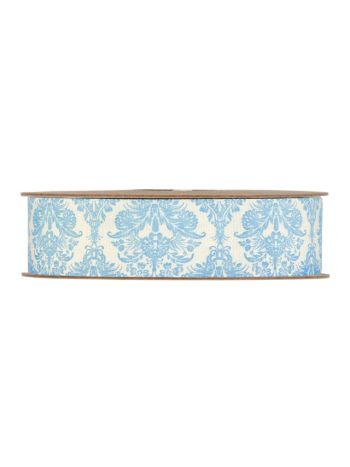 Szalag mintás textil 25  mm x 20 m világoskék  PV258316
