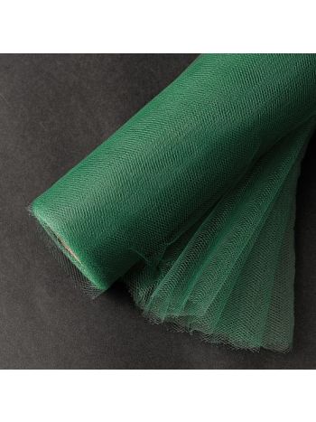 Lágy tüll tekercs 30cm x 20m - Sötétzöld