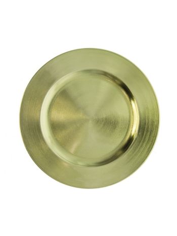 Tányér kerek M műanyag- 28x28x2 cm- fényes zöld