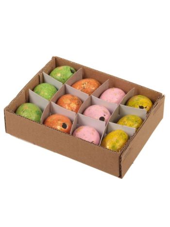 Fürj tojás festett 3 cm színes S/12 372653