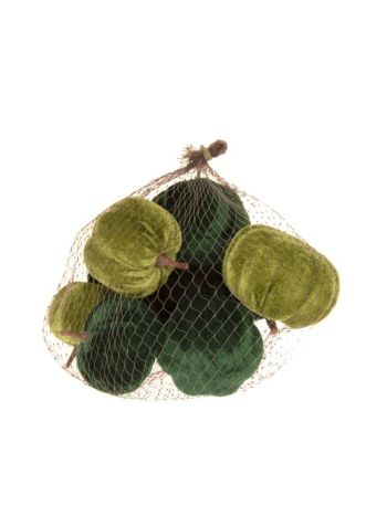 Tök bársony- hungarocell- 6x8 cm- zöld- fekete- S/9- SSS