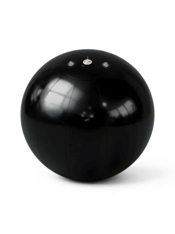 Tükörgömb- felfújható műanyag 40 cm fekete