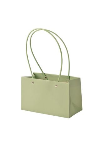 10db. Virág táska 22(h) x 10.5(sz) x 13.5(m) cm - Vintage zöld