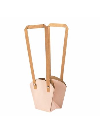 10db. Virág táska 12(h) x 11(sz) x 7(m) cm - Sötét púder