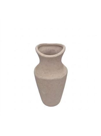 Váza kerámia 11x21 cm bézs