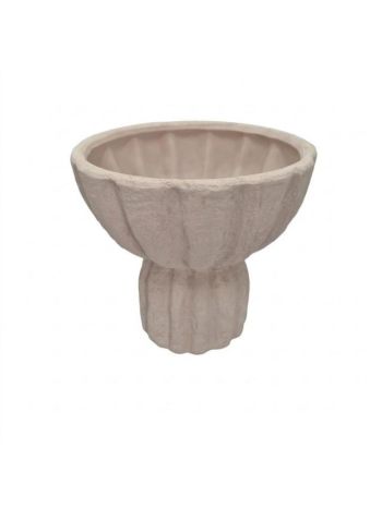 Váza kerámia 19x18 cm bézs