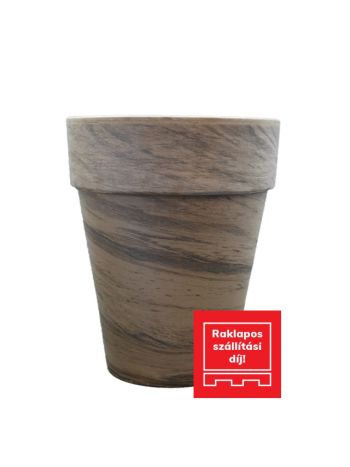 Virágcserép XL Agyag 21cm Szürke 14302521