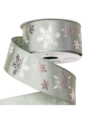 Prémium karácsonyi szatén szalag 38mm x 6.4m - Zöld